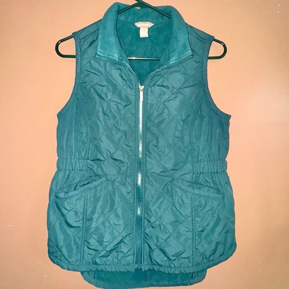 Bit & Bridle Women's Green Fleece Vest - Size Small - Picture 1 of 9